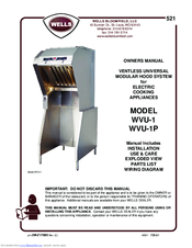 Wells WVU-1 Owner's Manual