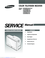 Samsung CL29Z6PQUX/XAZ Service Manual