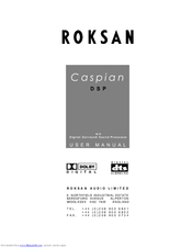 Roksan Audio Caspian DSP User Manual