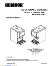 Remcor DB90S-BC (5V) Operator's Manual