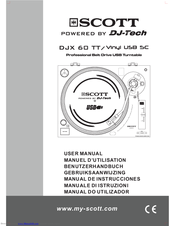 Scott DJX 60 TT User Manual