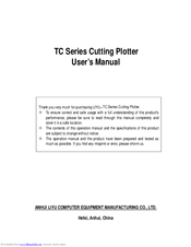 Anhui Liyu Computer Equipment Manufacturing TC Series User Manual