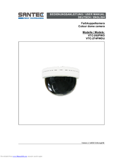 Santec VTC-262PWD User Manual
