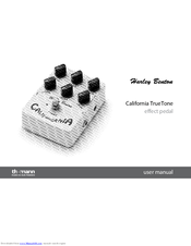 thomann Haley Benton California TrueTone User Manual
