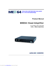 Alpha MED64 MED-A64HE1 Product Manual