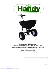 The Handy THS125 Operator's Manual And Parts List