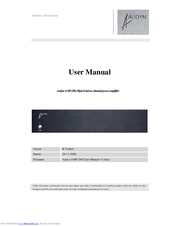 Audyn AMP-200 User Manual