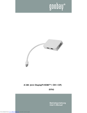 Goobay A 348 User Manual