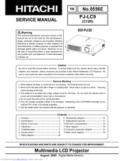 Hitachi EDPJ32 Service Manual