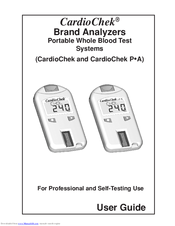 Polymer Technology Systems CardioChek User Manual