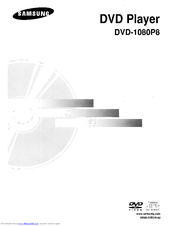 Samsung DVD-1080P8 User Manual
