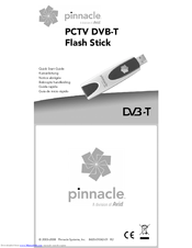 Pinnacle PCTV DVB-T Flash Stick Quick Start Manual
