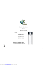 ESP 400-300Ltr User Manual