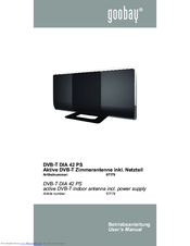 Goobay DVB-T DIA 42 PS User Manual