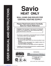 bsg Savio User Manual And Instructions