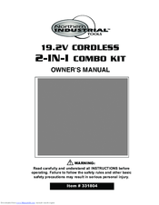 Nothern Industrial tools 331804 Owner's Manual