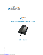Adeunis RF ARF 73 User Manual