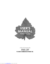Planex FMX-24P User Manual