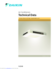 Daikin FUQ-B8 Technical Data Manual