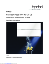 Berbel BKH 90 CB Installation Instructions Manual