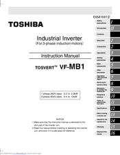 Toshiba TOSVERT VF-MB1 Instruction Manual
