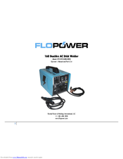 flopower FLOW160DA000 Operator's Manual And Parts List