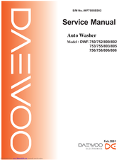 Daewoo DWF-750 Service Manual