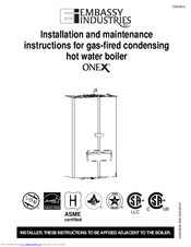 EI ONEX Installation And Maintenance Manual