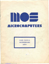 MOS KIM-4 User Manual