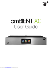 Ambient XC User Manual