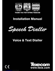 Texecom Speech Dialler Installation Manual