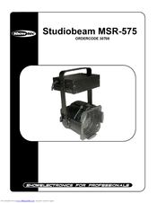 SHOWTEC Studiobeam MSR-575 User Manual