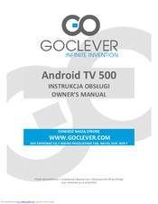 Go Clever Android TV 500 Owner's Manual