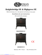 Newman Highgrove SE Installation & User's Instructions