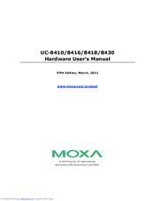 Moxa Technologies UC-8410 Hardware User Manual
