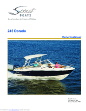 Scout Boats 245 Dorado Owner's Manual