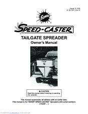 Fisher Speed-Caster Owner's Manual