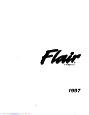 Fleetwood Flair 1997 Owner's Manual