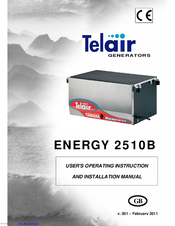 TE Energy 2510B User's Operating Instruction And Installation Manual