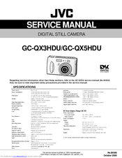 Jvc GC-QX3HDU Service Manual