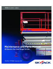 Skyjack SJ 8831E Maintenance And Parts Manual