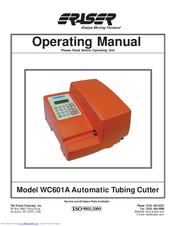Eraser WC601A Operating Manual