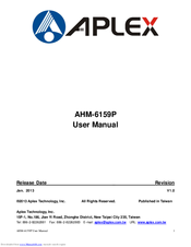 Aplex AHM-6159P User Manual