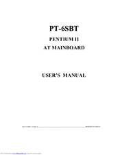 AZZA PT-6SBT User Manual