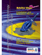 Speck pumps BADU Clean Supreme Installation And Operation Manual