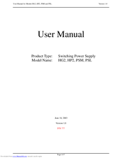 Zippy Tech. HG2 User Manual