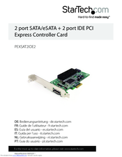 StarTech.com PEXSAT2IDE2 User Manual