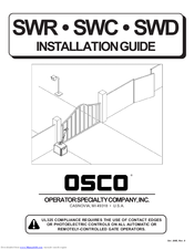 OSCO SWD Installation Manual