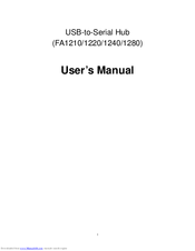 GWC FA1210 User Manual