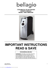 BELLAGIO H2NLTGMG2ASF Owner's Manual
